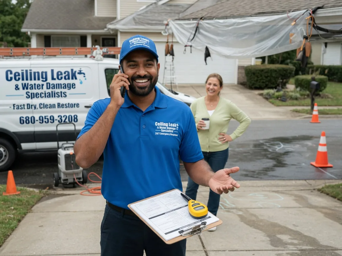 Ceiling Leak Cleanup Fanshawe, OK FAQs